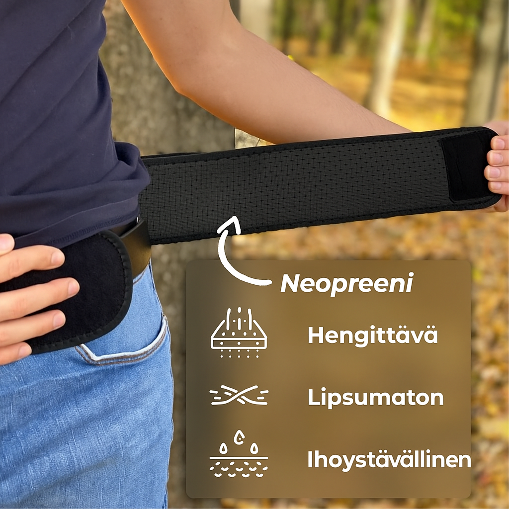 AsenCare™ Selkävyö Luonnollinen apu alaselkäkipuun – ilman lääkkeitä!